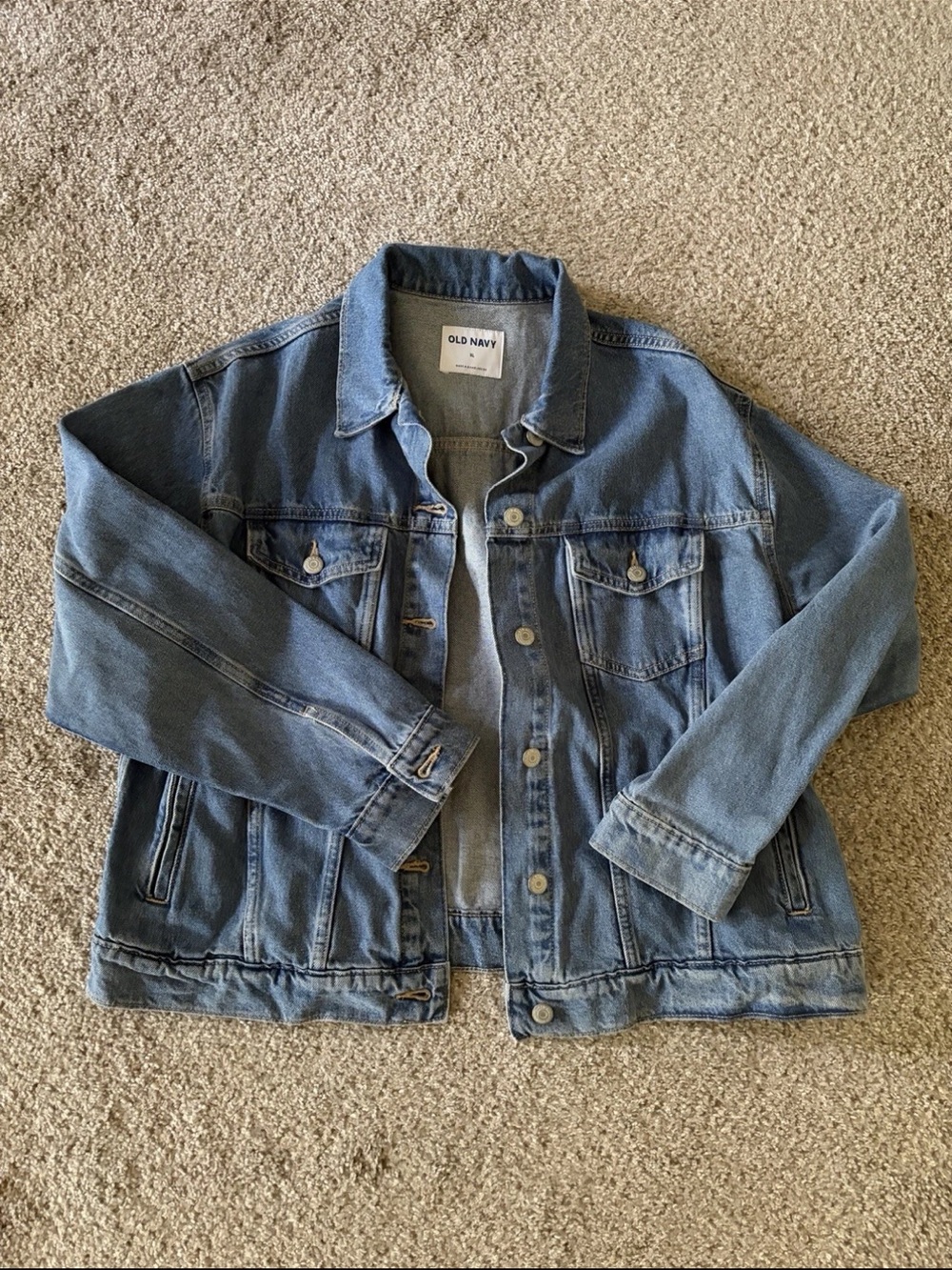 Old Navy Xl Light Blue Denim Jacket